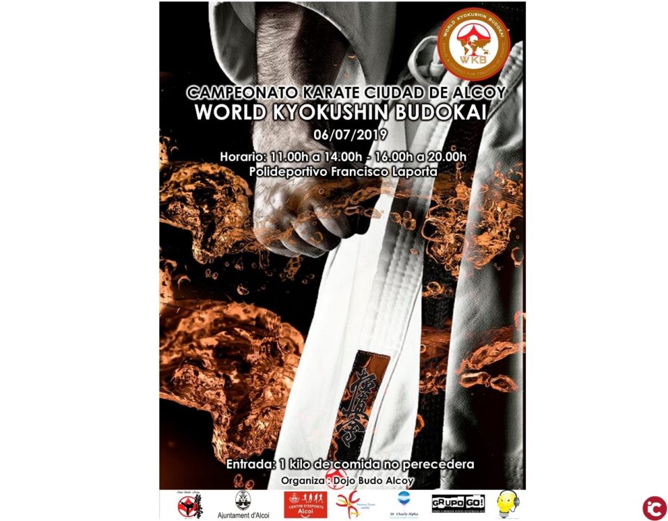 Alcoi acollirà aquest dissabte el IV campionat Ciutat d'Alcoi de la World Kyokushin Budokai de Kàrate