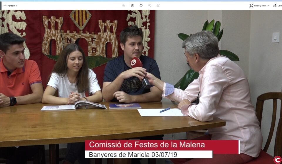 Entrevista a la Comissió de Festes de la Malena