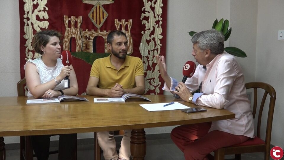 Parlem amb l'Alcalde i amb la Reigdora de Festes de Banyeres de Mariola sobre les festes de la Malena