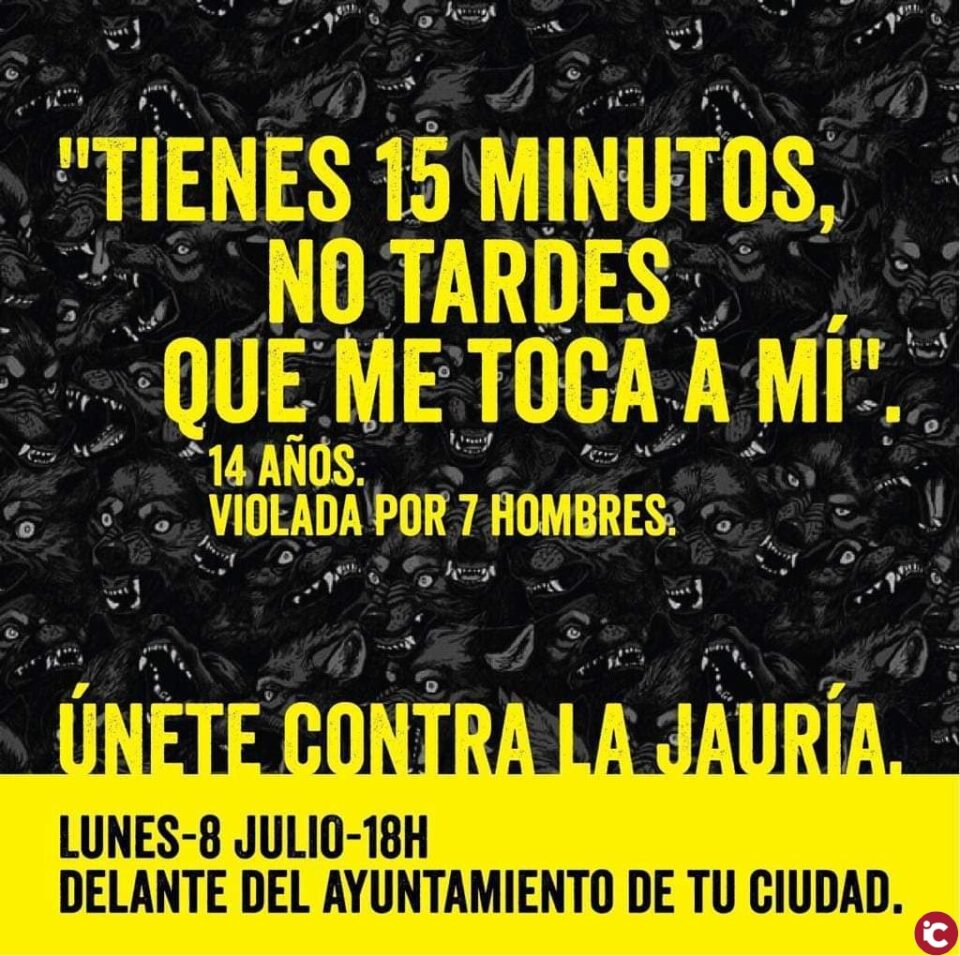 Concentración en Villena contra la sentencia a la violación en grupo de Manresa
