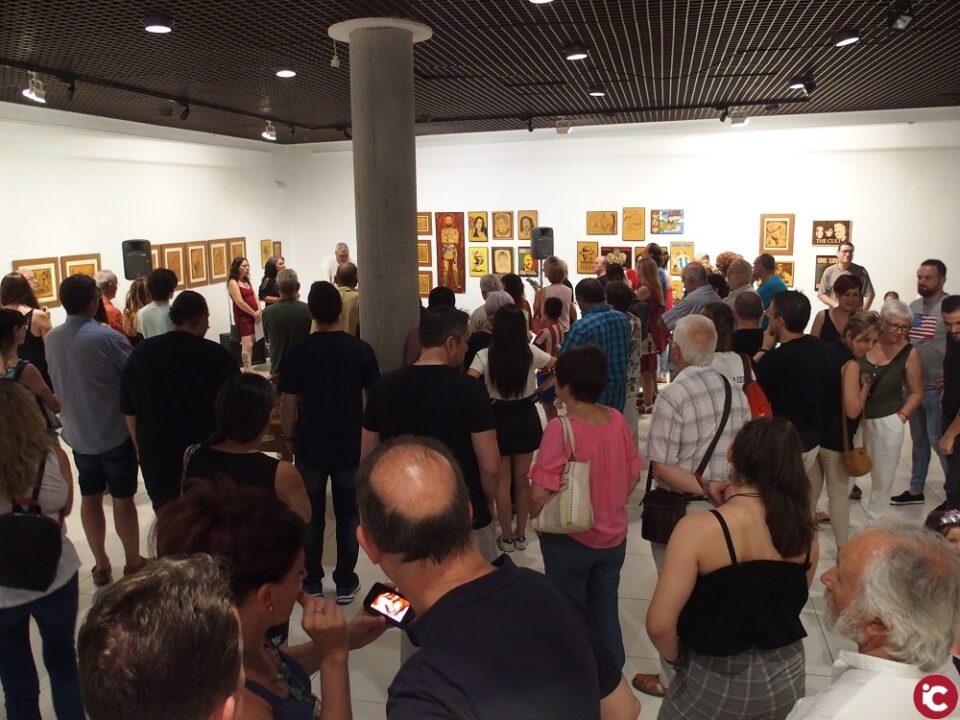 Cine en pintura como homenaje a Javier Santana