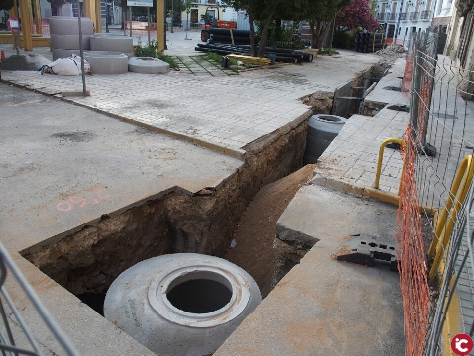 Comienzan las obras en la Plaza de las Malvas