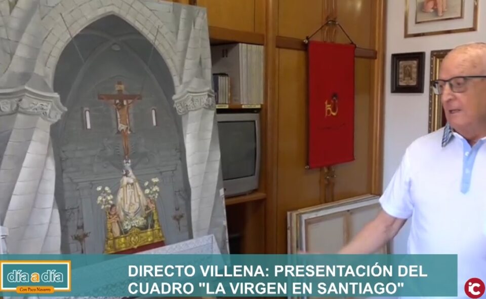 Cuadro en honor a "La Virgen en Santiago"