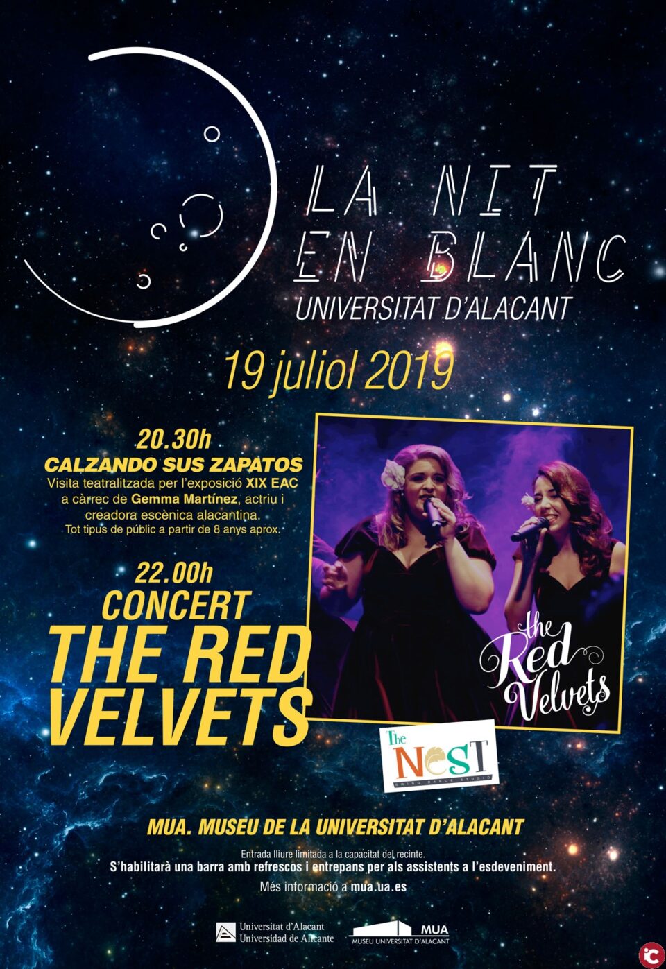 Nit de swing amb The Red Velvets demà al MUA