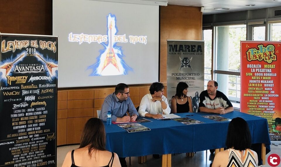 Leyendas del Rock y Rabolagartija reciben el apoyo de la Generalitat Valenciana