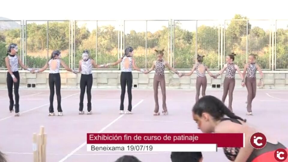 Final del curso de Patinaje Artístico en Beneixama