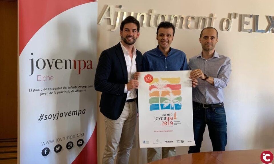 La Gala del Premio JOVEMPA al talento Empresarial Joven tendrá lugar en Elche