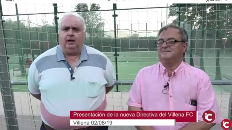Declaraciones de la nueva Directiva del Villena CF