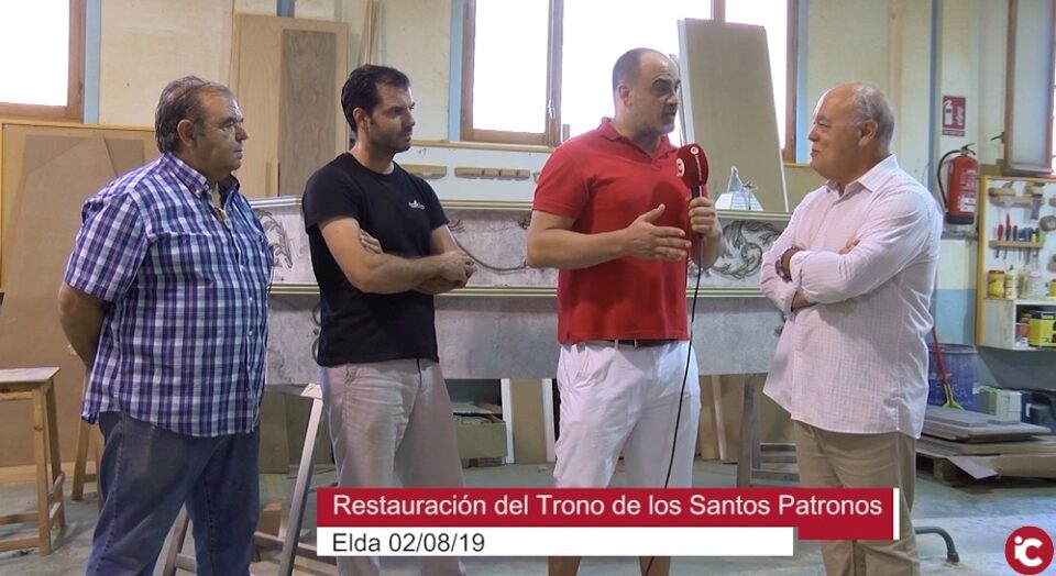 Ya está restaurado el Trono de los Santos Patronos
