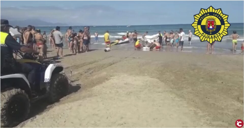 La unidad de Playas de la Policía Local de Alicante realiza cerca de un millar de intervenciones con siete rescate de embarcaciones y diez detenidos en los dos meses de verano