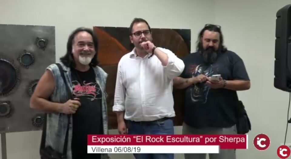 Presentación de la exposición "El Rock Escultura" por Sherpa
