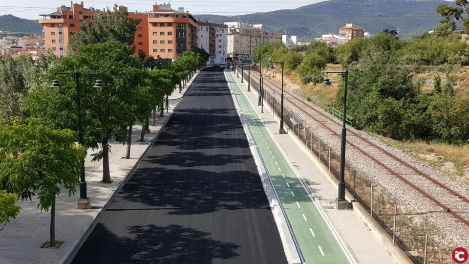 Segueixen a bon ritme les obres de l'eix per a ciclistes i per als vianants entre Cocentaina i Batoi
