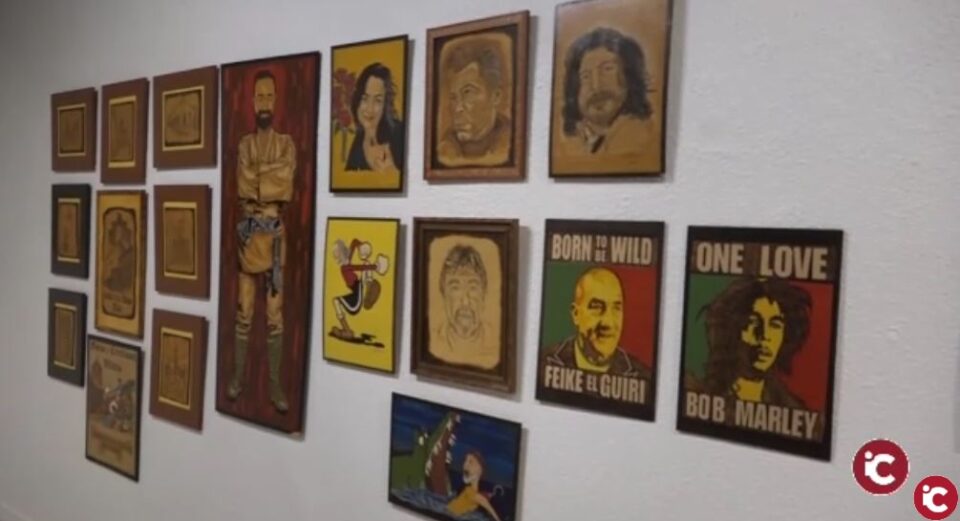 Cine en pintura como homenaje a Javier Santana