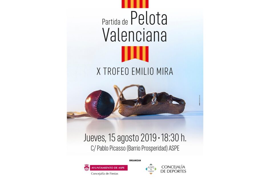 EL DEPORTE SERÁ DE NUEVO PROTAGONISTA EN EL FINAL DE LAS FIESTAS PATRONALES DE ASPE