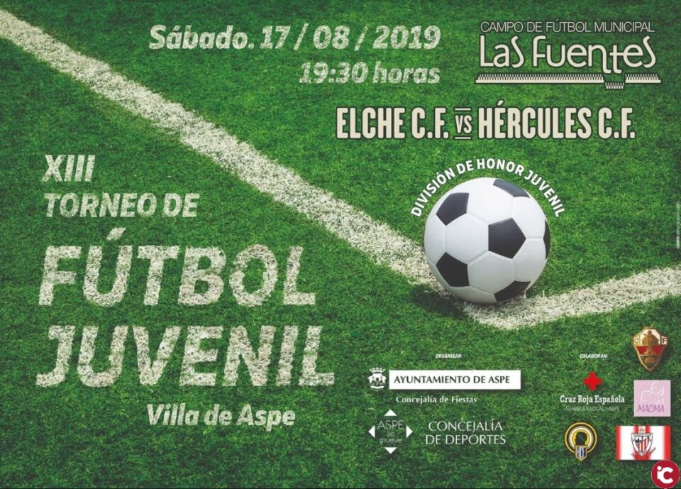 Elche y Hércules se miden este sábado en el Torneo de Fútbol Juvenil Villa de Aspe