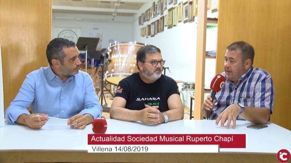 Entrevistamos a los cargos de la Sociedad Musical Ruperto Chapí de Villena