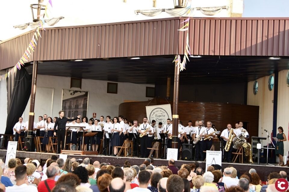 La Sociedad Musical Ruperto Chapí realizará su tradicional concierto festero el próximo sábado 17 de agosto