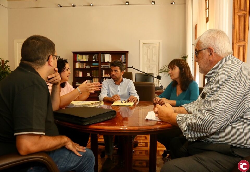 La Diputación de Alicante colaborará con el Ayuntamiento de Sax en la mejora de sus infraestructuras para evitar inundaciones