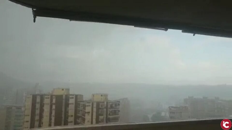 Alerta Amarilla por la tromba de agua en Alicante