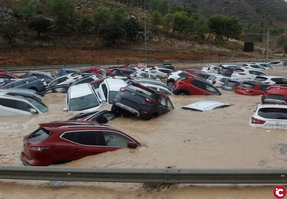 Las lluvias torrenciales golpean con virulencia la provincia de Alicante
