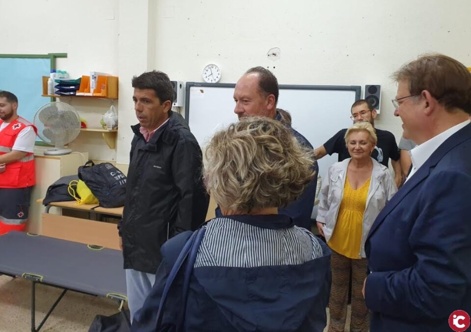 El presidente de la Diputación de Alicante y el presidente de la Generalitat