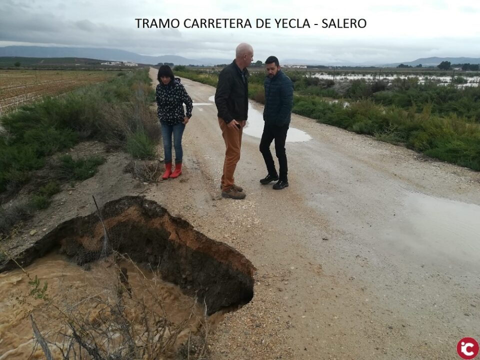 La Encina y el valle de Los Alhorines son las zonas más afectadas por el temporal