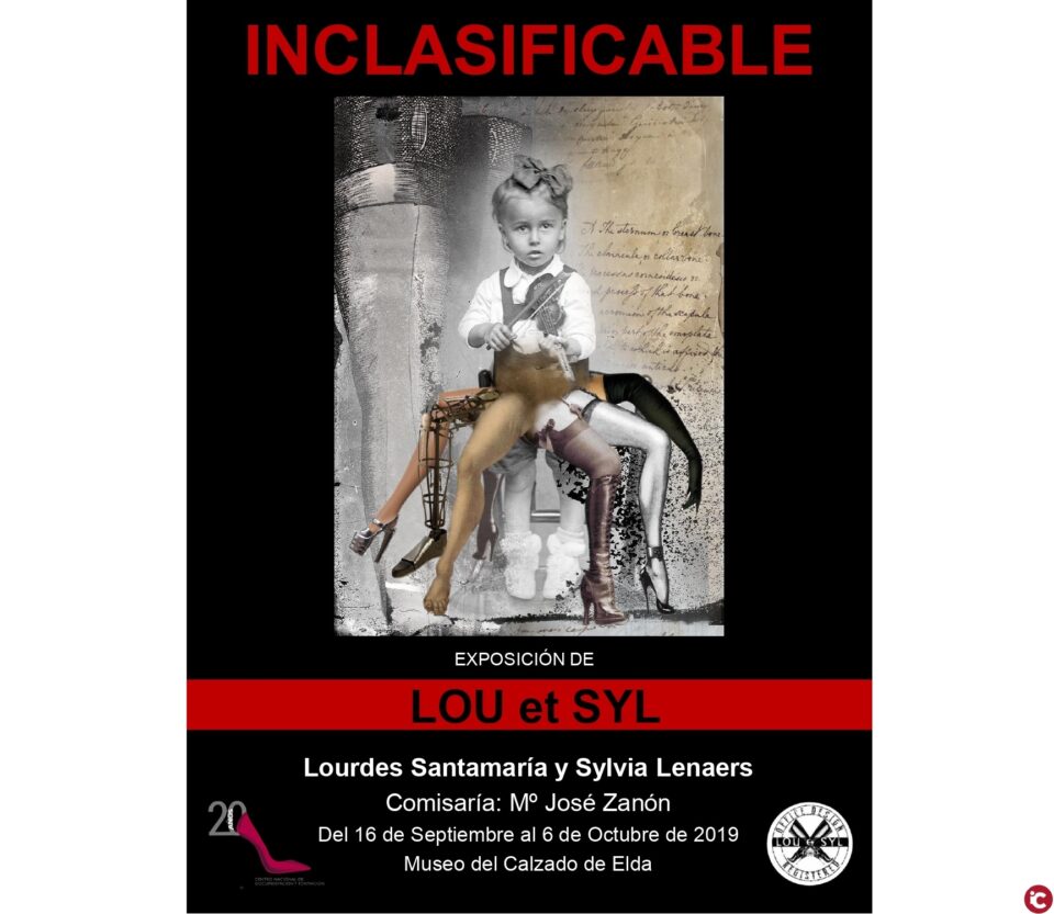 Exposición de LOU et SYL (Lourdes Santamaría y Sylvia Lenaers). Comisariada por MªJosé Zanón en el Museo del Calzado