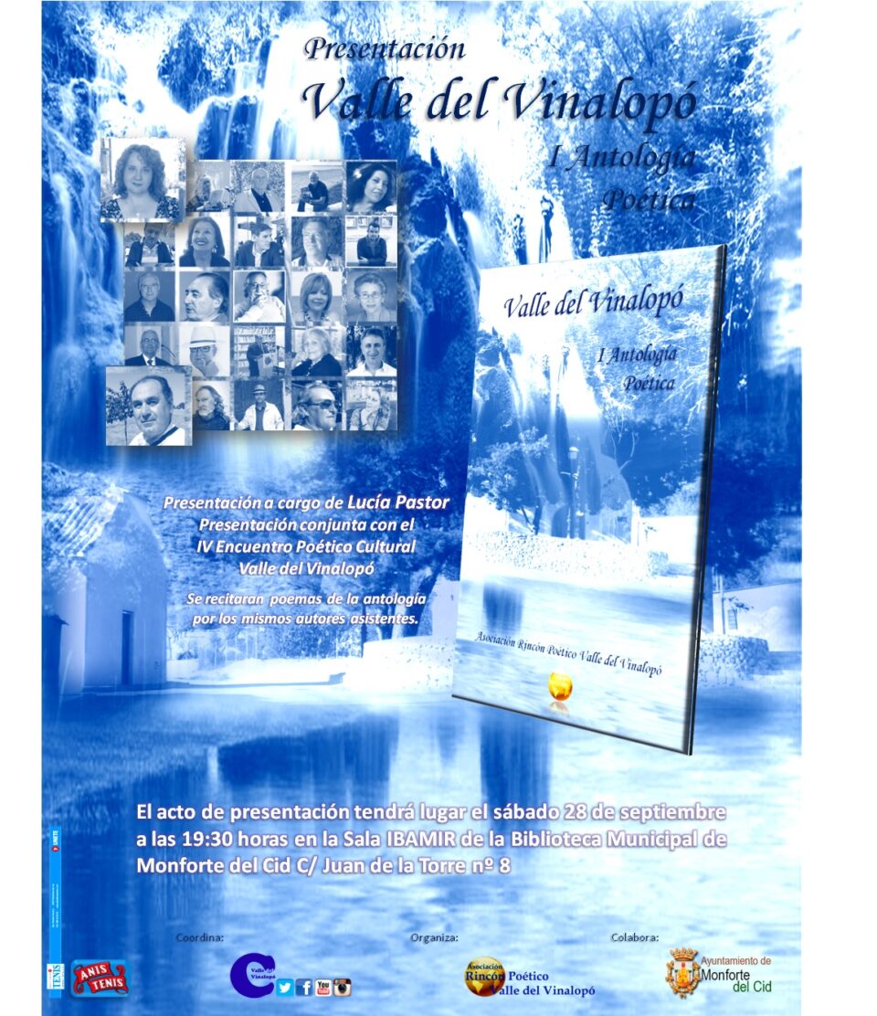 VI Presentación del libro Valle del Vinalopó I Antología Poética