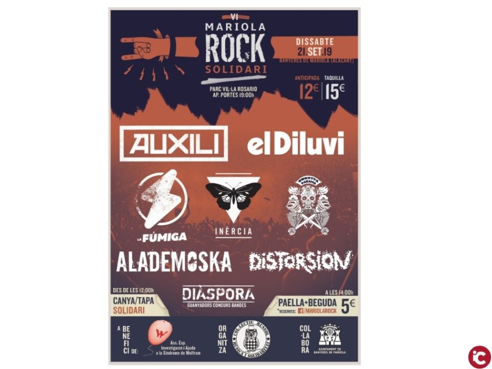 Banyeres de Mariola es vist de rock i solidaritat