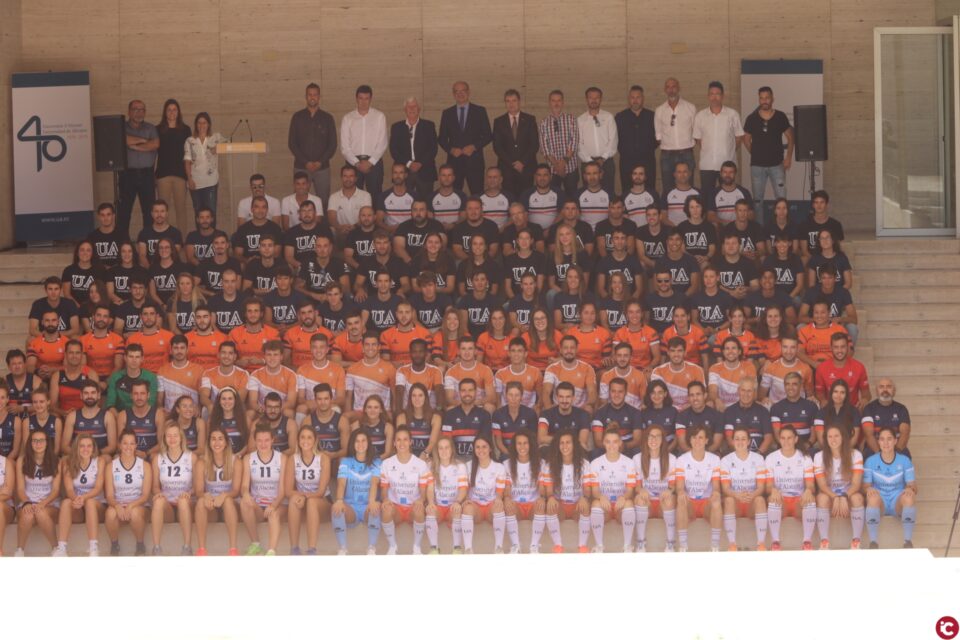 La Universitat dAlacant presenta als seus esportistes federats per a la temporada 2019-2020