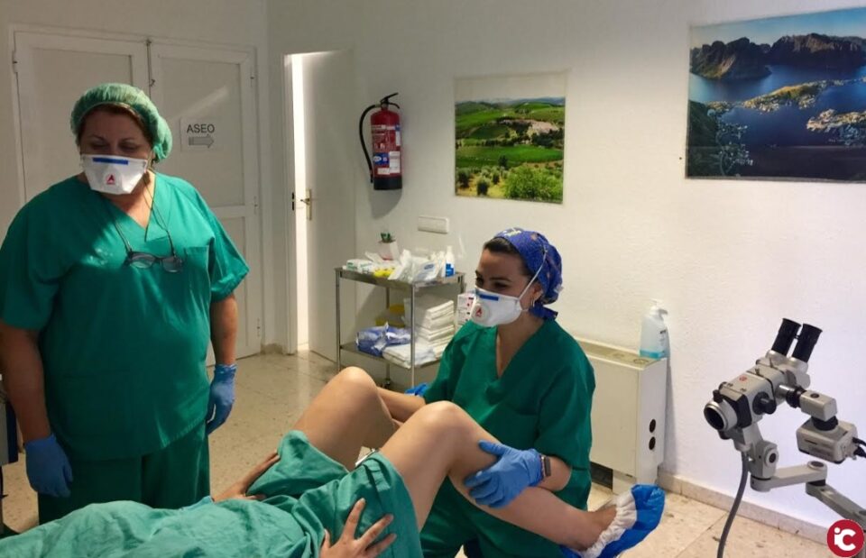 Realización de conizaciones ambulatorias del cuello uterino