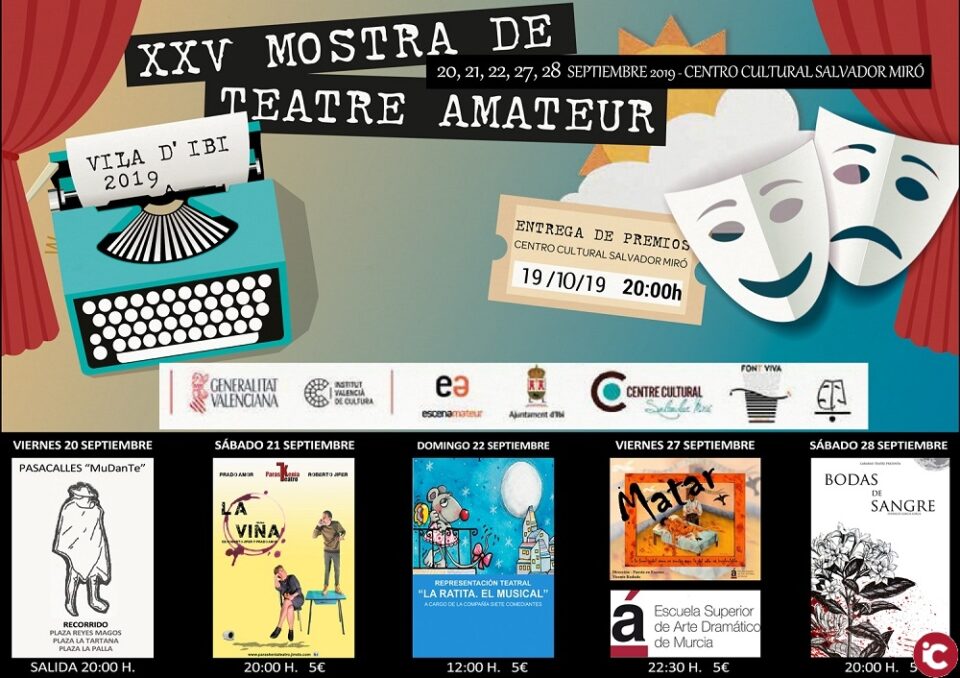 Ibi celebra la XXV Mostra de Teatre Amateur Vila d'Ibi