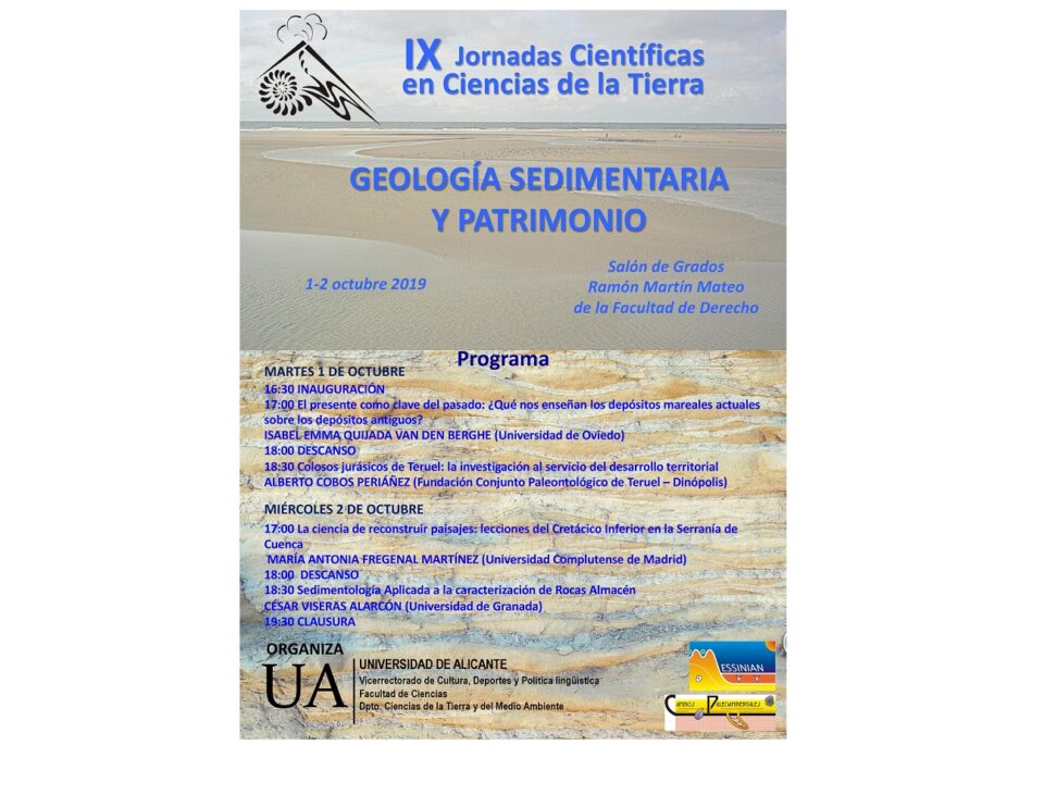 La UA acull les IX Jornades Científiques en Ciències de la Terra