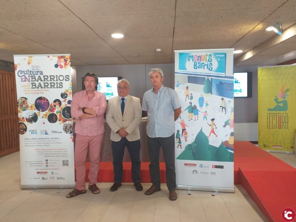 La Concejalía de Cultura presenta la programación de Cultura en barrios con un centenar de actividades hasta enero de 2020