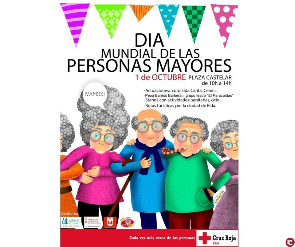 Cruz Roja de Elda acoge la celebración provincial del Día Mundial de las Personas Mayores