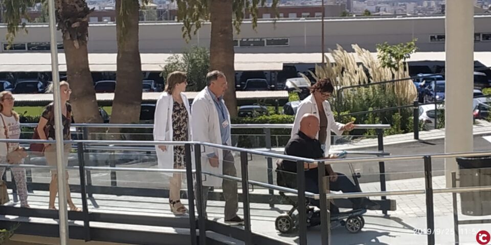 AMFI comprueba la accesibilidad del Hospital de Elda