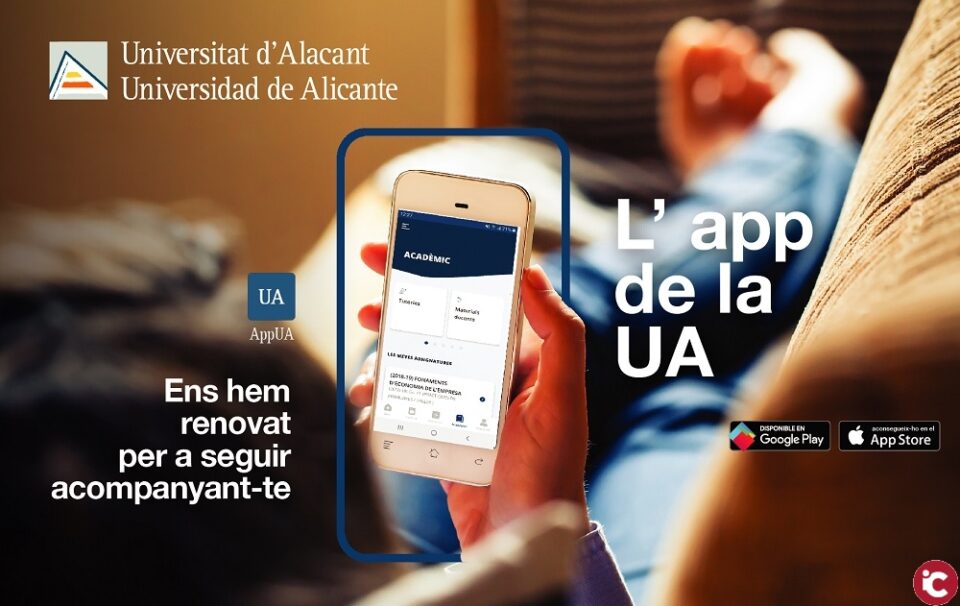 La Universitat d'Alacant llança una nova versió de la seua aplicació per a mòbil més còmoda