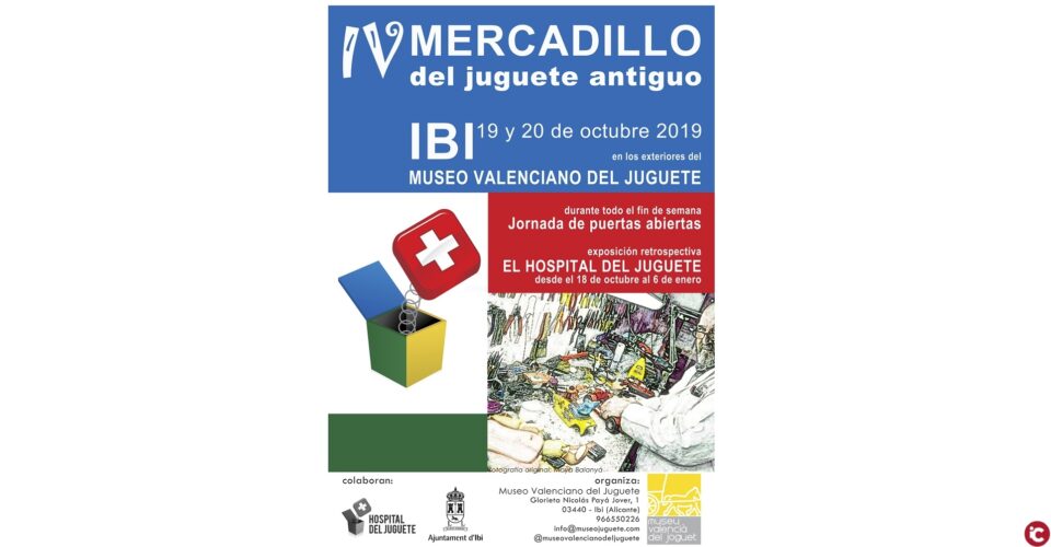 Ibi celebrará la IV edición del Mercadillo del Juguete Antiguo