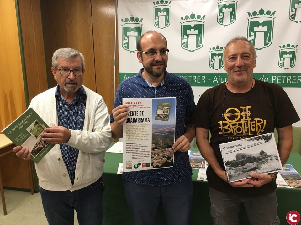 La Comisión de la Memoria Histórica homenajea a la veintena de combatientes de Elda y Petrer que murieron en el frente de Guadarrama