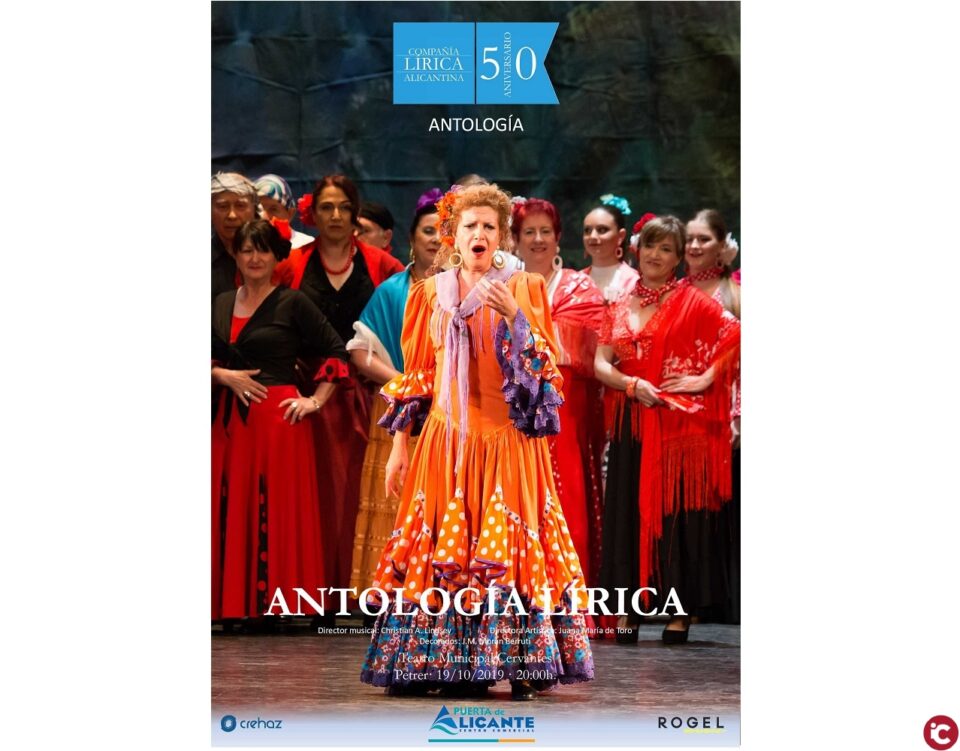 50 años de la Compañía Lírica Alicantina sobre el escenario del Teatro Cervantes de Petrer