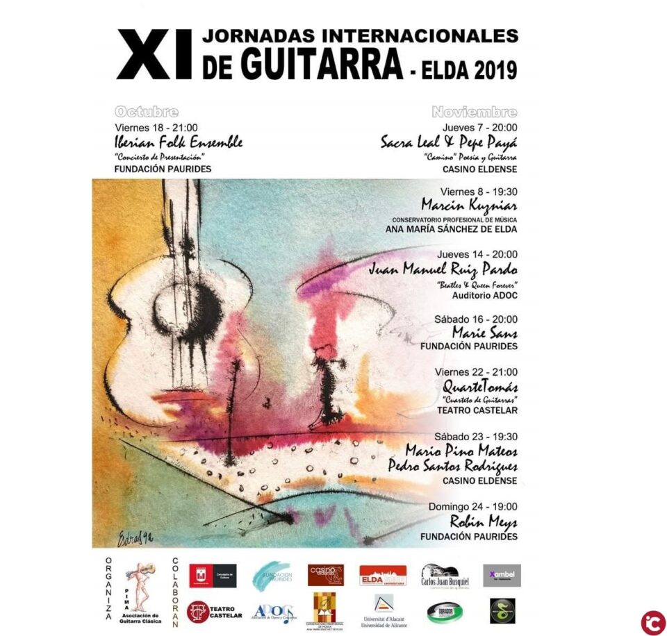Las Jornadas Internacionales de Guitarra reúnen en Elda a algunos de los mejores intérpretes del panorama internacional