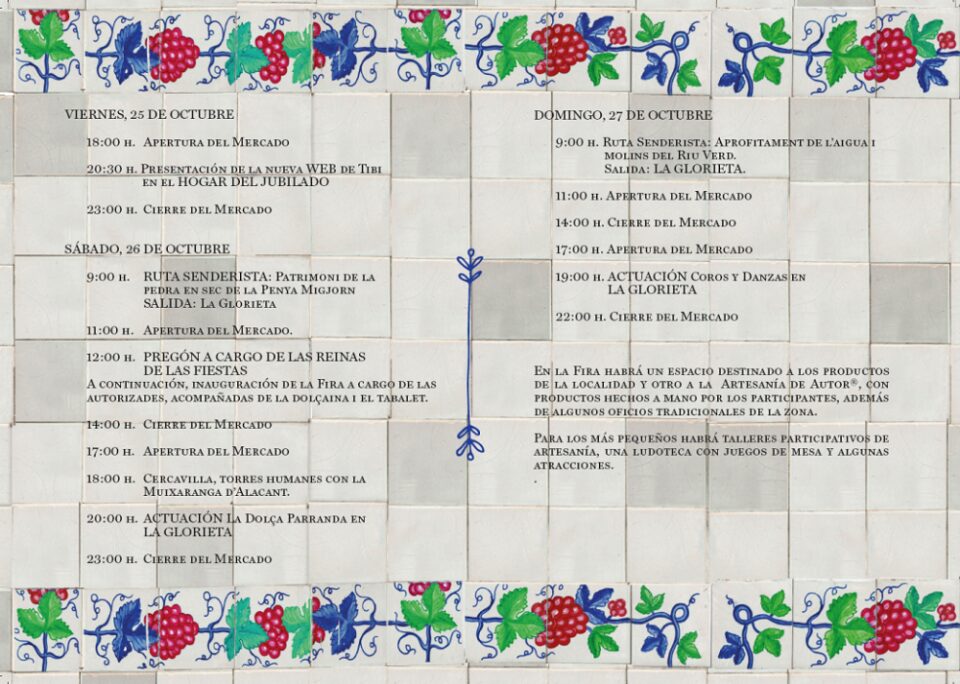 Tibi celebra la XIV Fira d'artesania i oficis