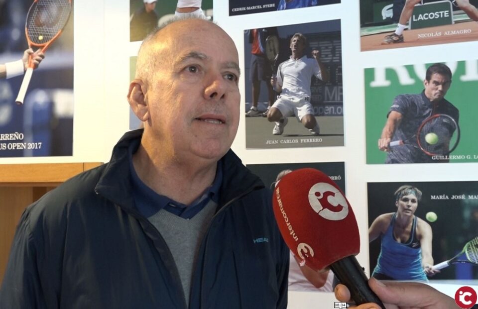 Antonio Martínez Cascales optimista para que se albergue la Copa Federación entre España y Japón en la ciudad de Villena