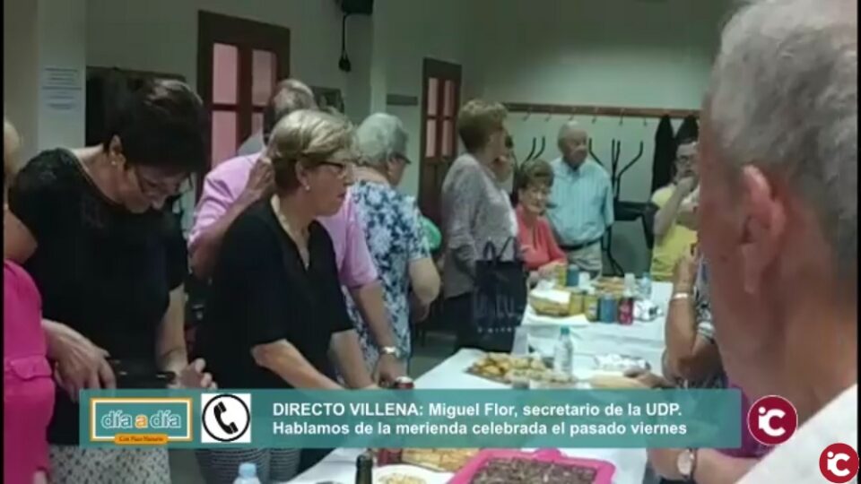 La UDP celebró una merienda el pasado viernes
