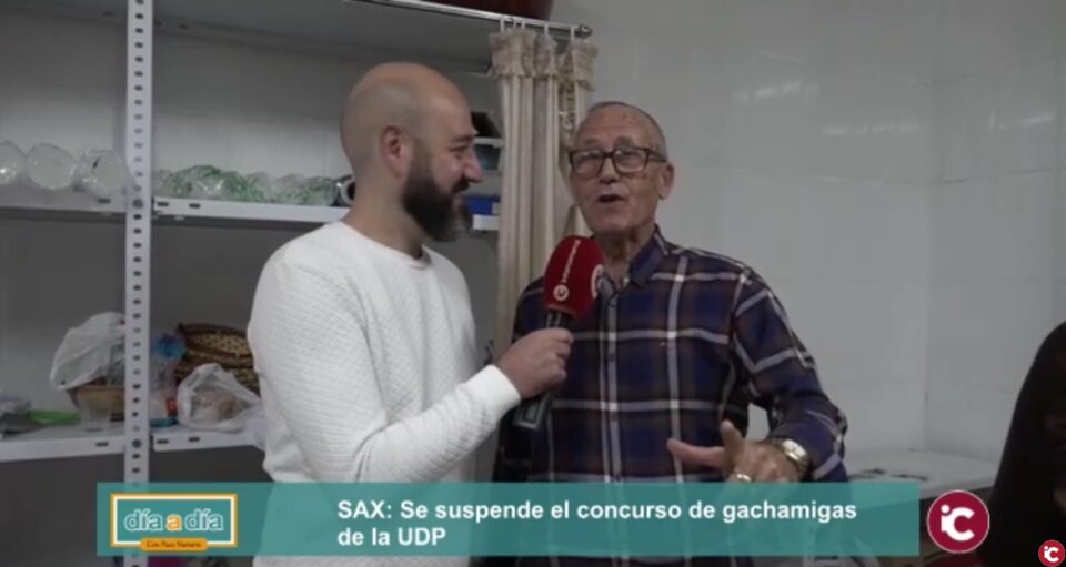 La UDP de Sax suspende el concurso de gachamigas debido al nuevo temporal de lluvias