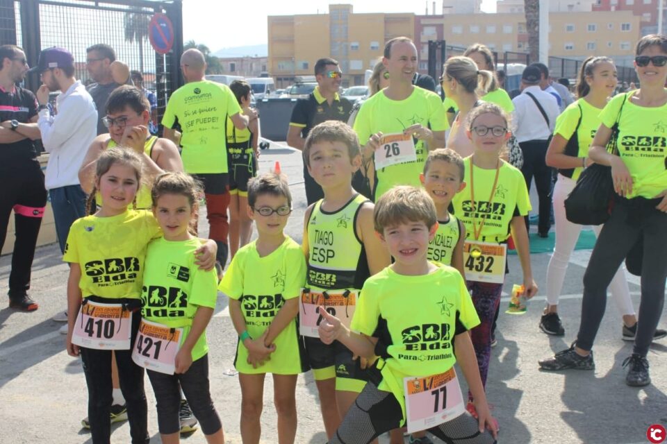 El SBR Elda tuvo una destacada actuación en el Duatlón Escolar de Orihuela