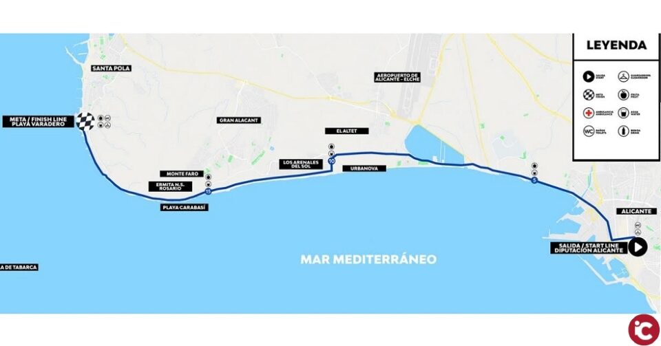 Alicante celebra el domingo la II Gran Carrera del Mediterráneo Alicante  Sta Pola 2019