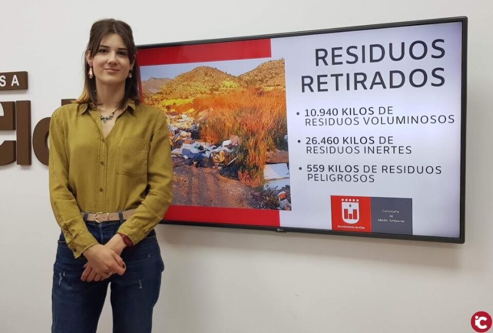 Medio Ambiente retira más de 38 toneladas de residuos