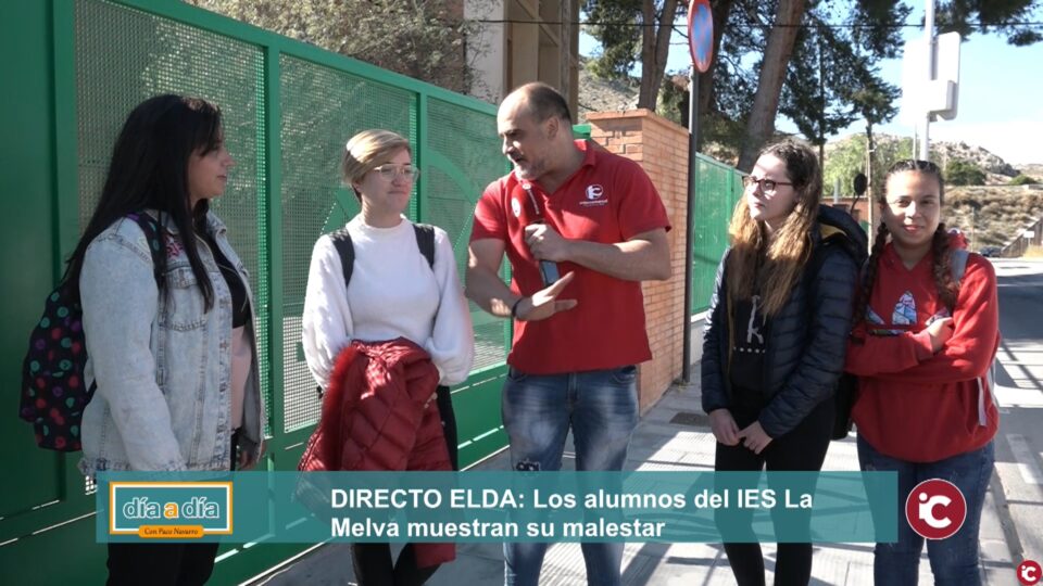 El alumnado del I.E.S. La Melva protesta ante la obligación de tener que estudiar asignaturas en valenciano y en inglés
