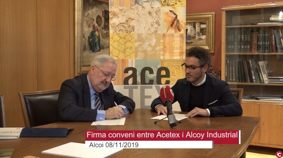 Les empreses Acetex i Alcoy Industrial firmen un conveni
